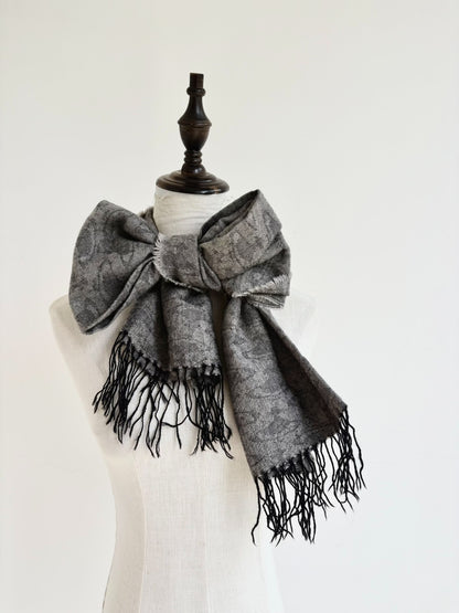 Vivienne Westwood Vintage Gray Saturn Scarf