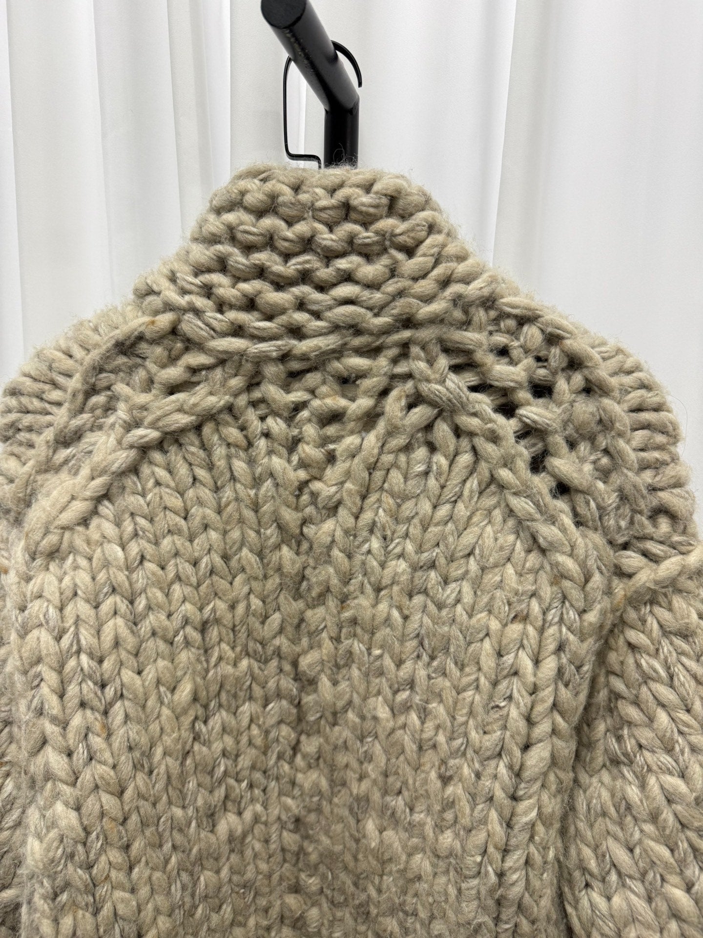 Yohji Yamamoto Thick Knit Sweater Coat