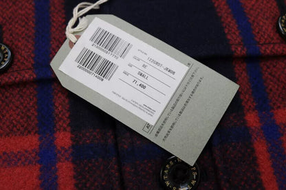 wtaps lamber jacket wool melton red check