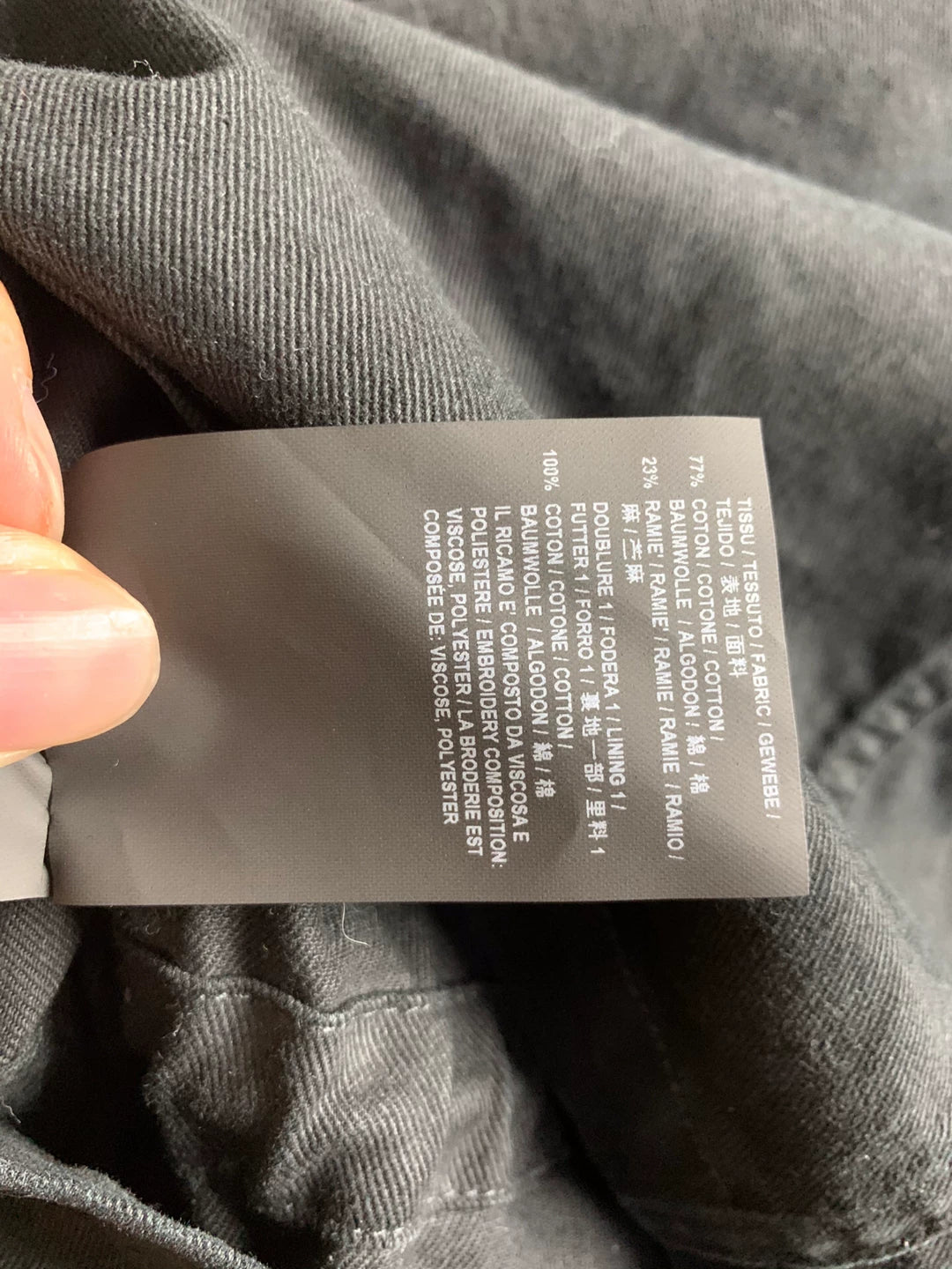 Saint Laurent Black Caban Jacket