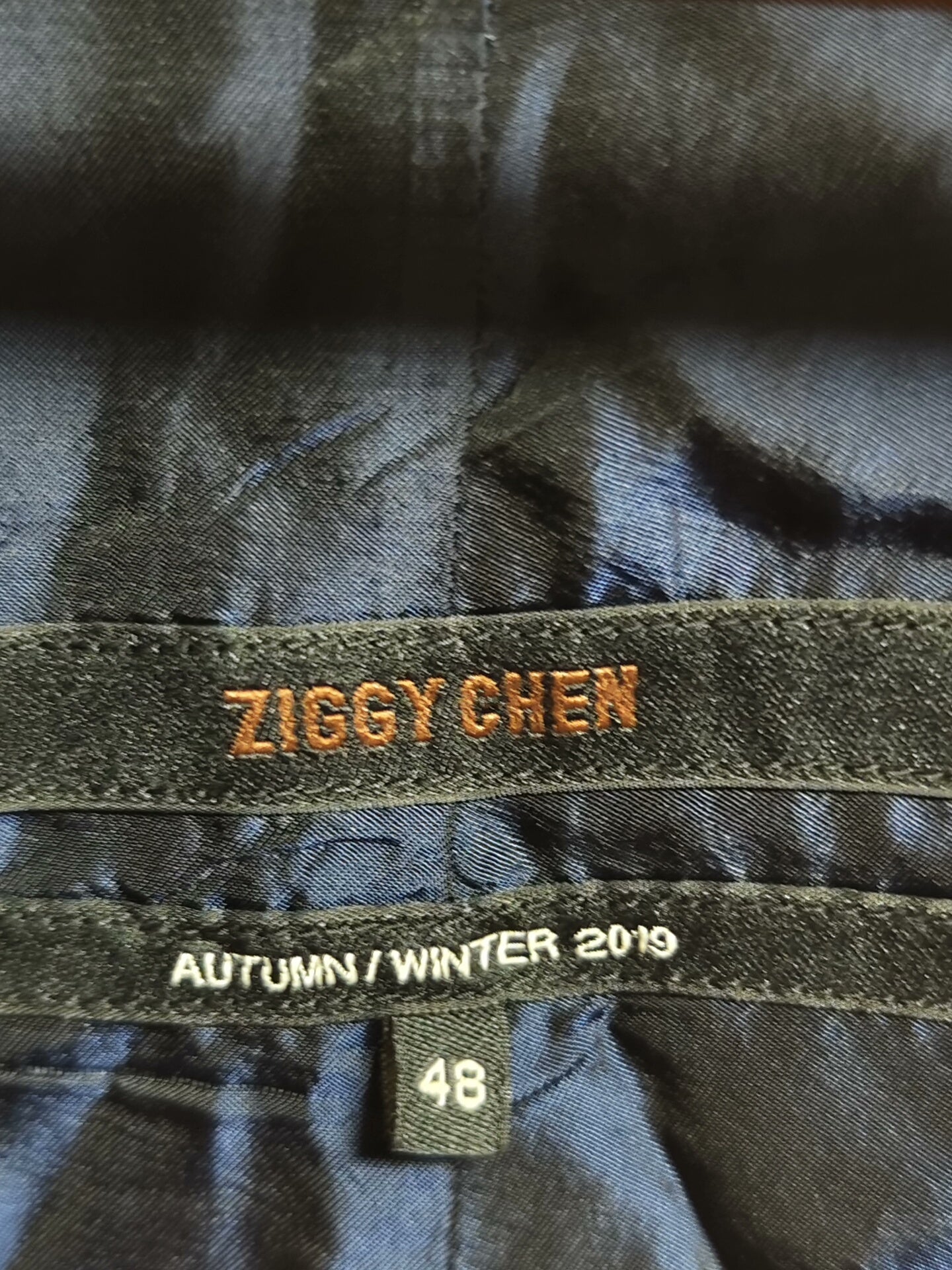 ziggychen plant-dyed wool blend coat