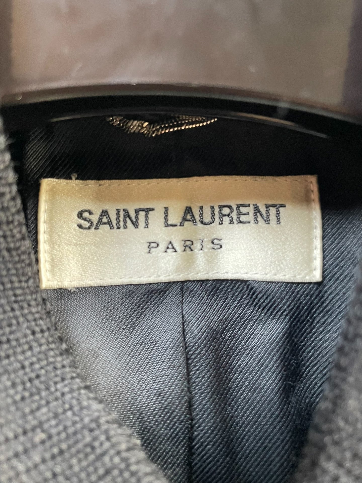 Saint Laurent 14FW Navy Varsity Jacket