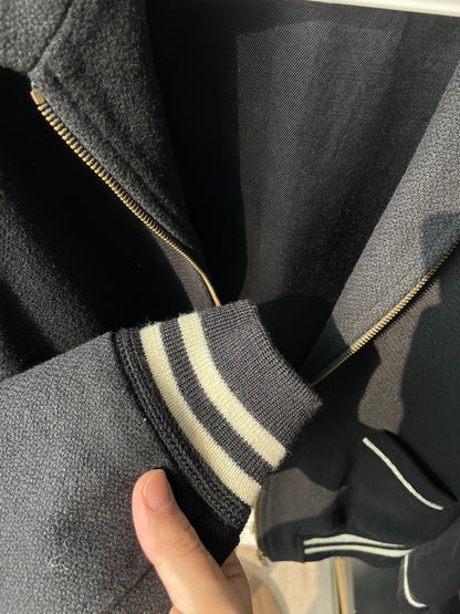 Saint Laurent Zebra Stripe Wool Jacket