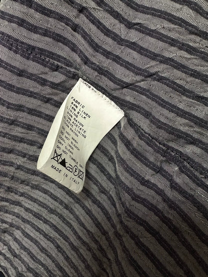 silk linen blend jacket by Geoffrey B