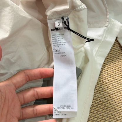 Balenciaga Two-tone Long Sleeve Shirt