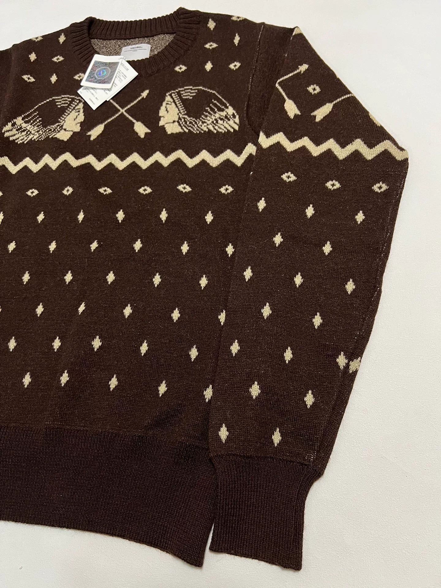 visvim 17AW VNTG Native Jacquard Knit