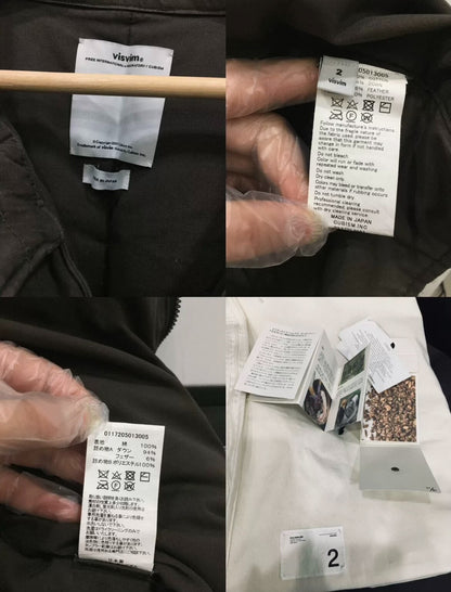 visvim p.f.d. down vest in black