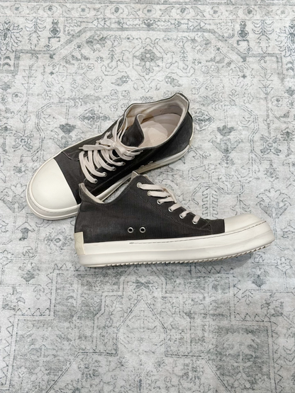 Rick Owens x Converse Gray Canvas Low Top