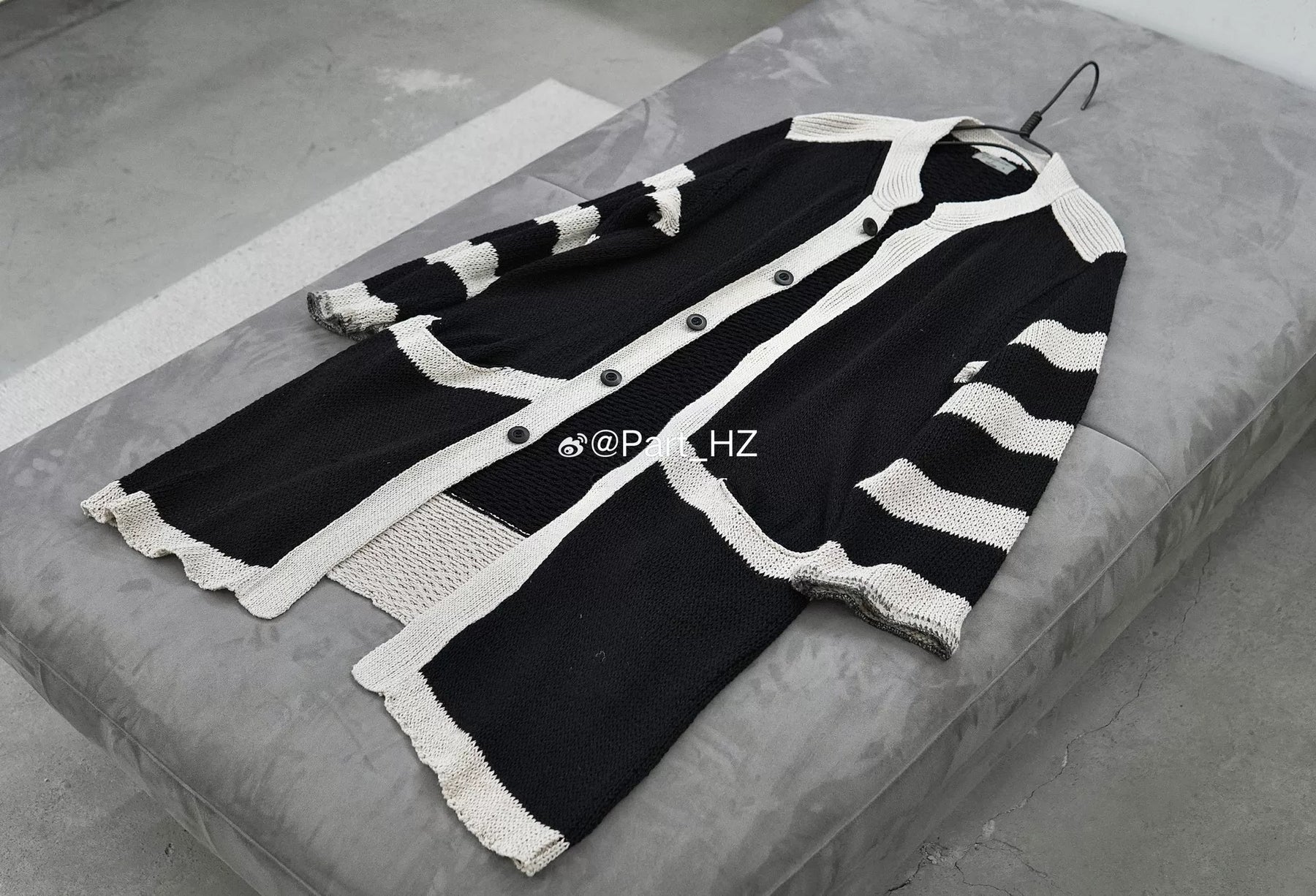 Yohji Yamamoto S/S 2021 Stripe Knit Jacket