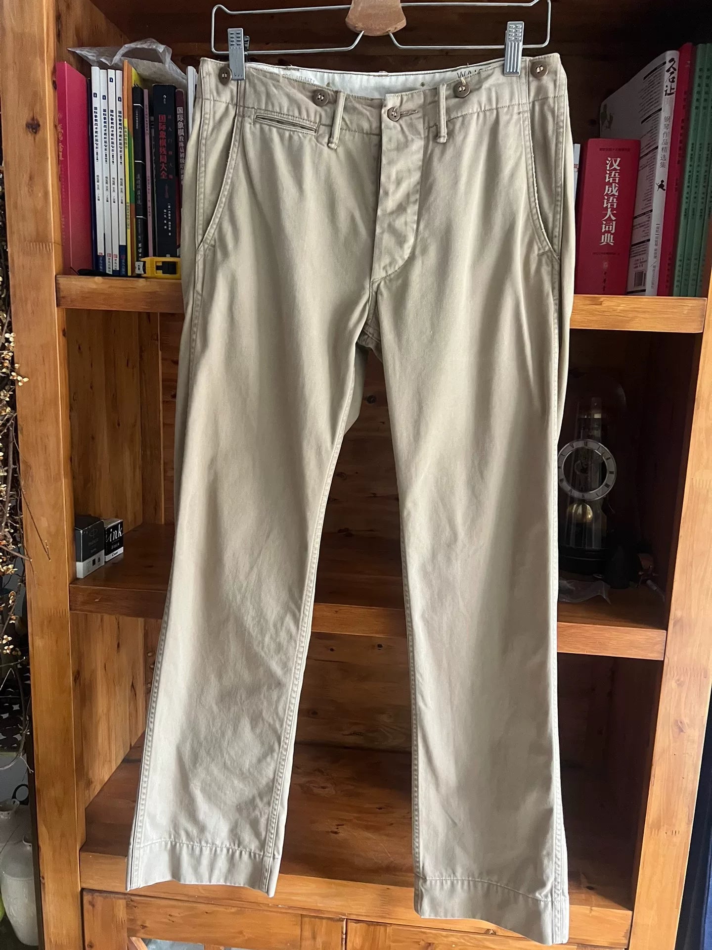 RRL Classic Khaki Cargo Pants