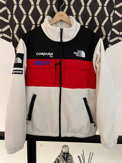 supreme x the north face fleece jacket