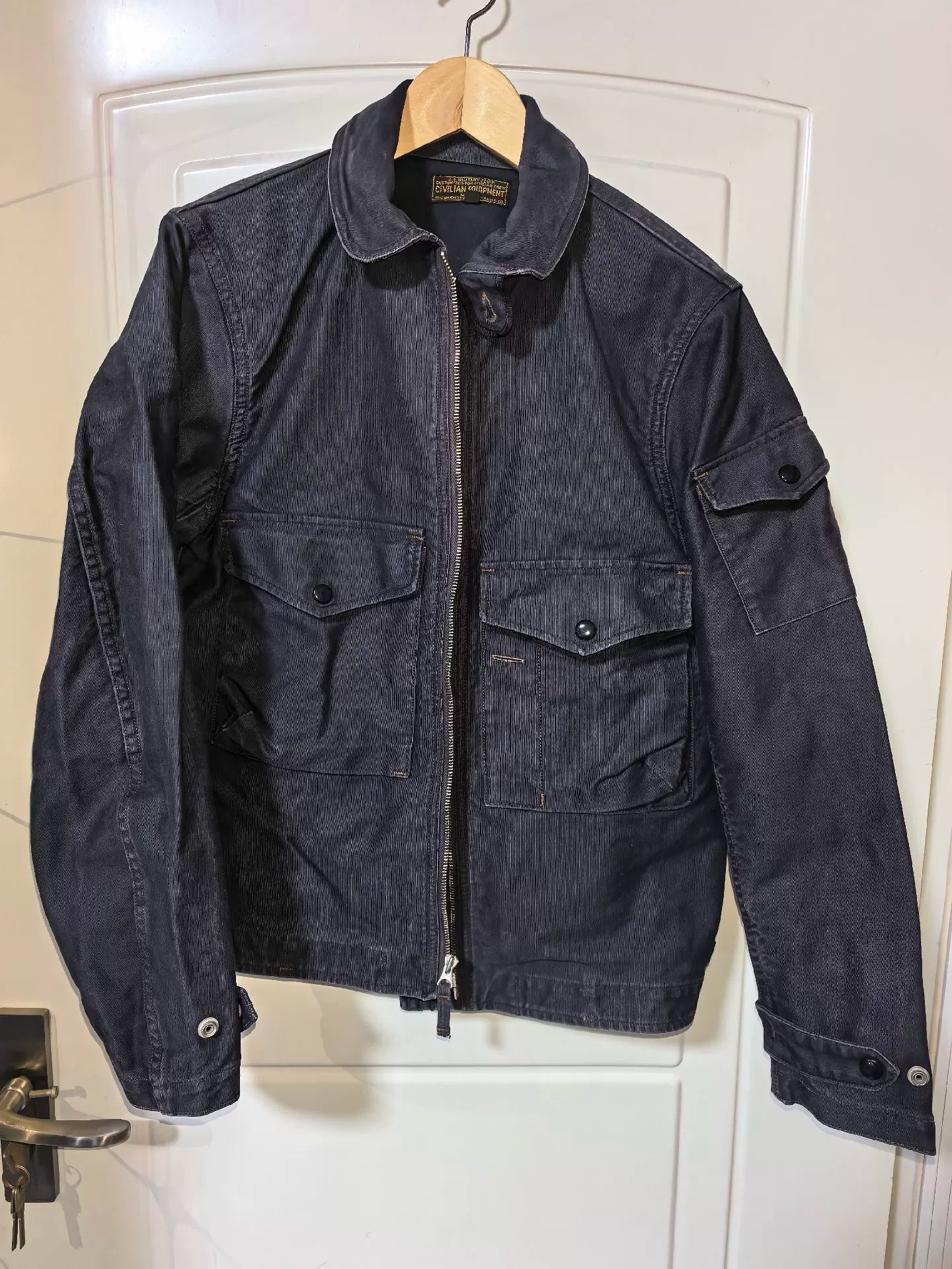 Freewheelers Aviators' Jacket S-8 Black Cat