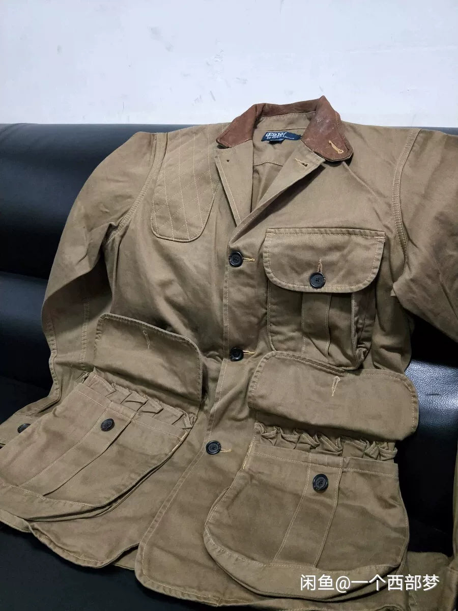 Ralph Lauren Leather Patch Hunting Jacket