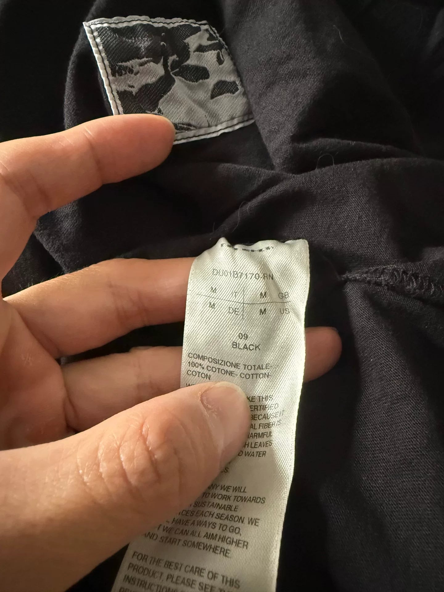 Rick Owens Black Tank Top Size M