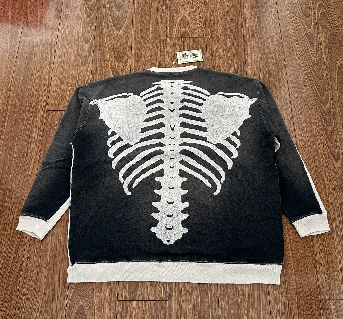 kapital kountry series bone print sweatshirt