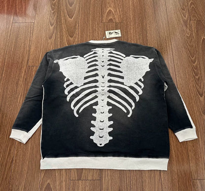 kapital kountry series bone print sweatshirt