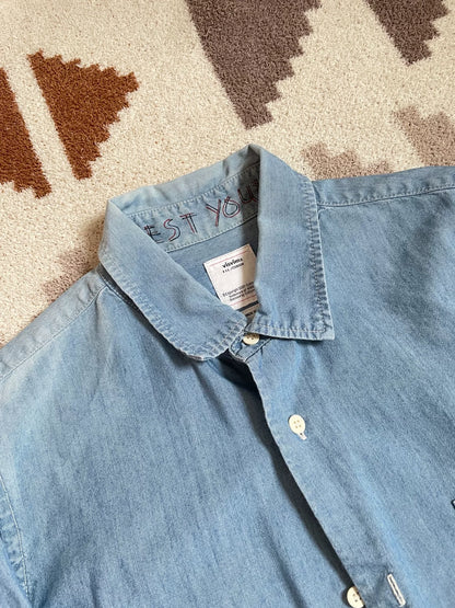 visvim jumbo denim shirt size 2