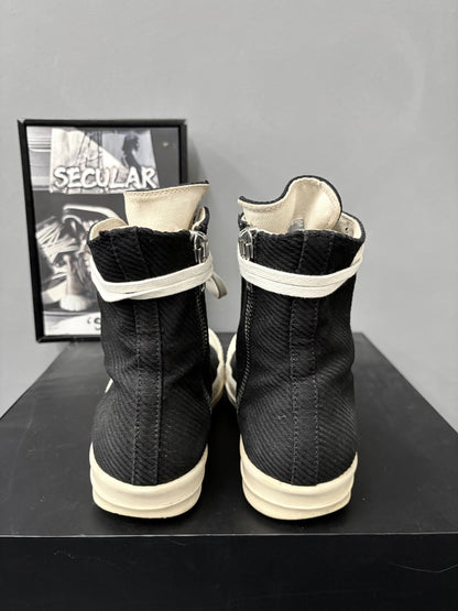 Rick Owens Drkshdw High-Top Canvas Shoes