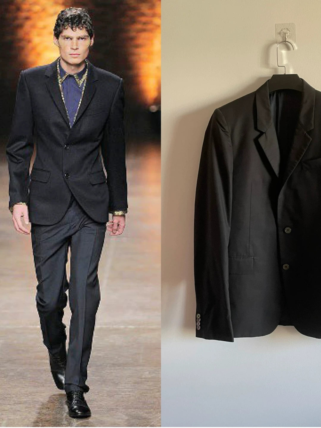 Alexander McQueen F/W08 Tailored Black Suit