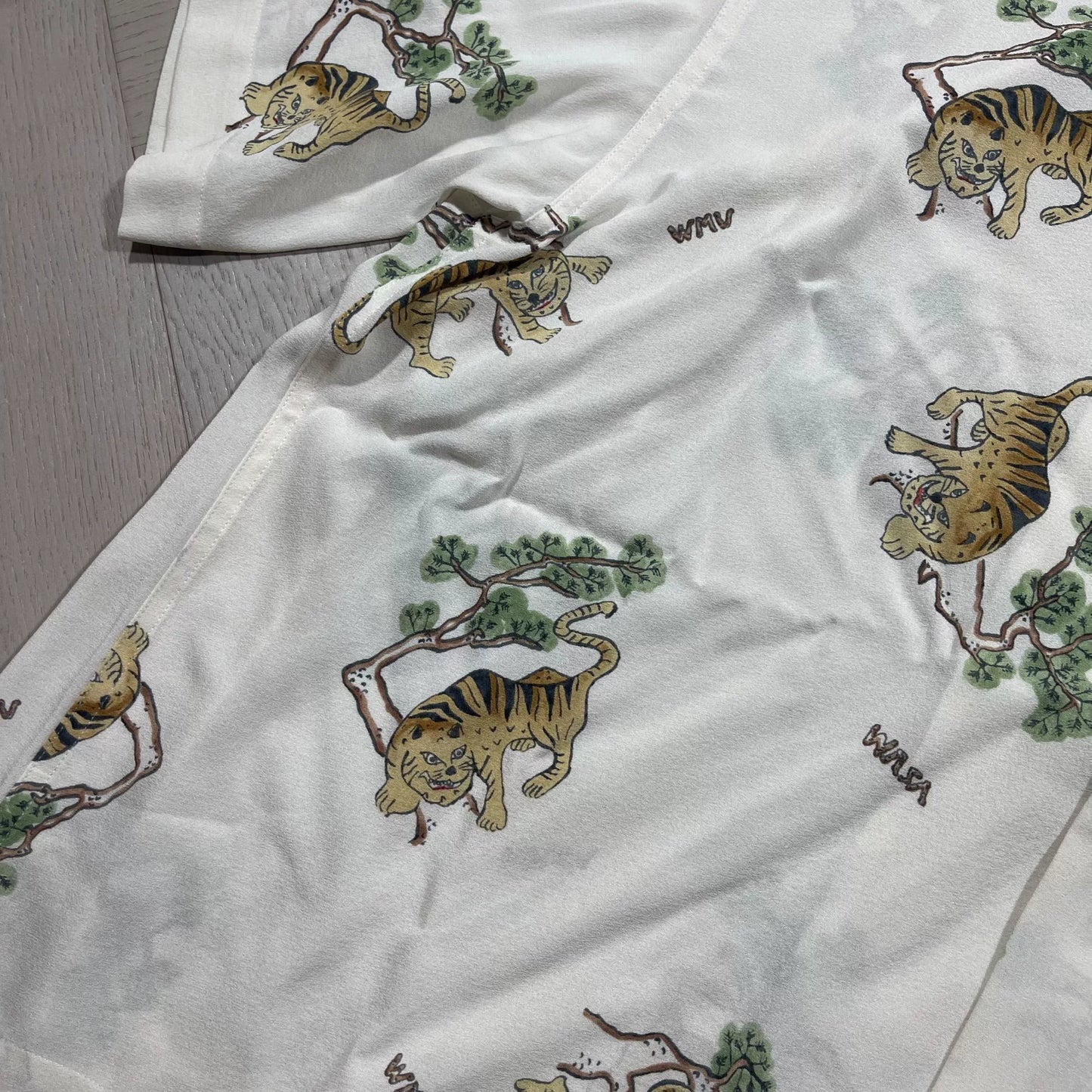 VISVIM 24SS COPA S/S Silk Tiger Shirt