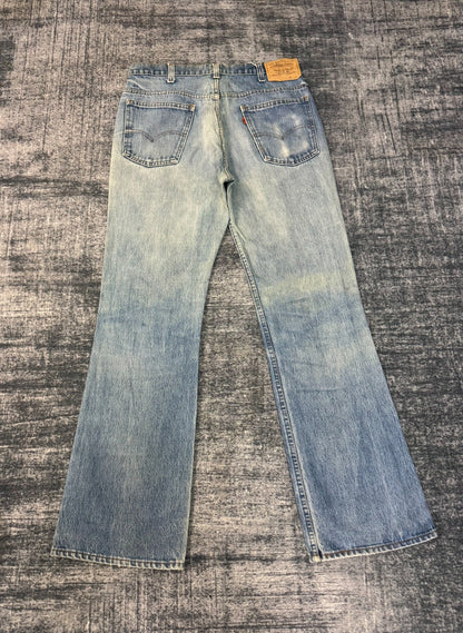 Vintage Levis 517 80s USA Washed Blue Jeans