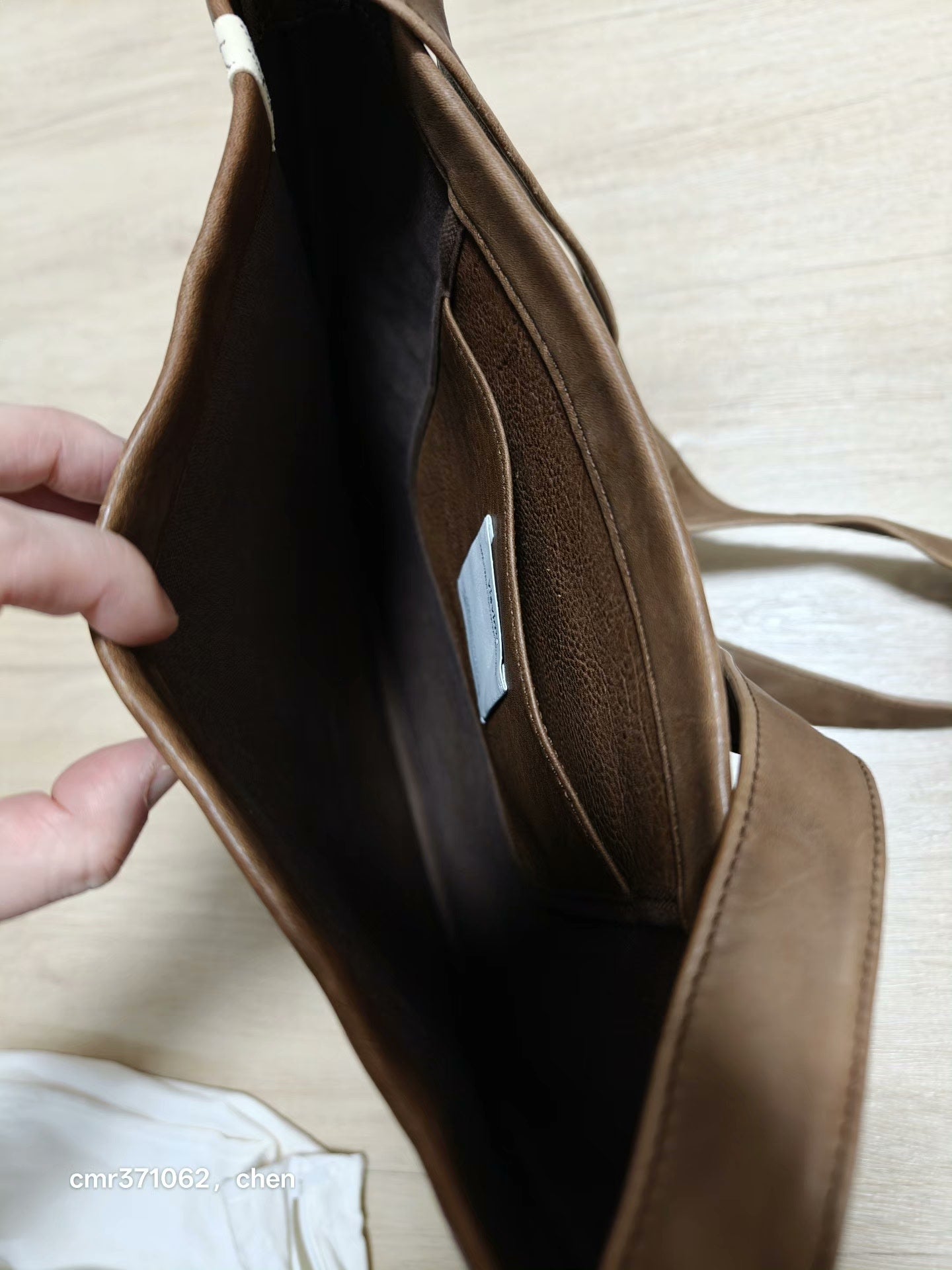 VISVIM 24AW Leather Musette Bag DMGD