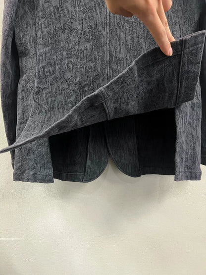 Gray Vintage Fabric Suit Jacket