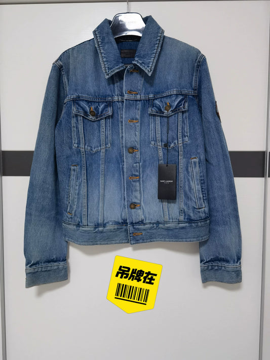Saint Laurent Washed Denim Jacket