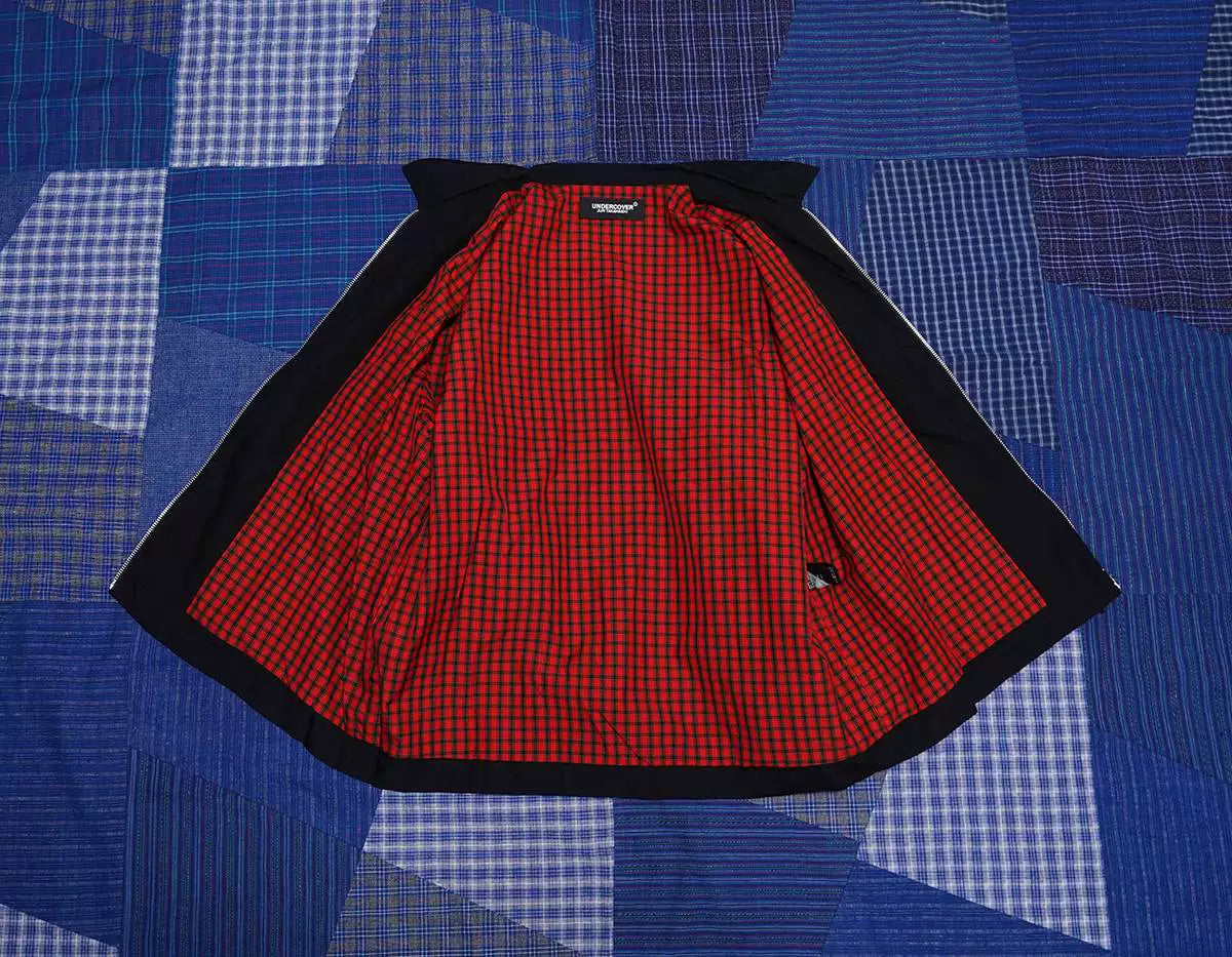 undercover black blouson jacket