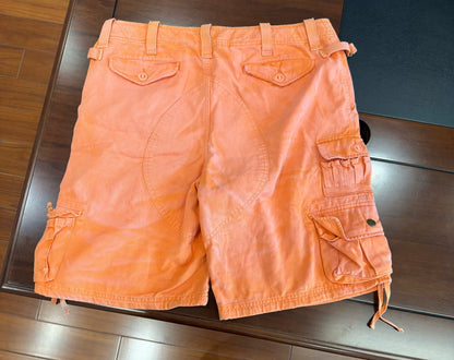 Ralph Lauren Orange Multi-Pocket Vintage Shorts