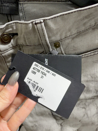 Saint Laurent Tie-Dye Denim Pants