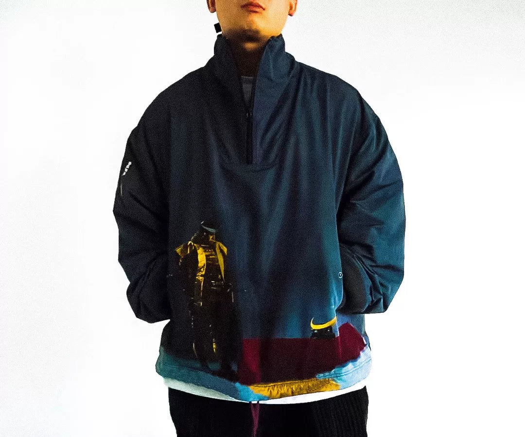 undercover blouson jacket with samurai design
