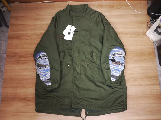 visvim ict six five fishtail parka m51