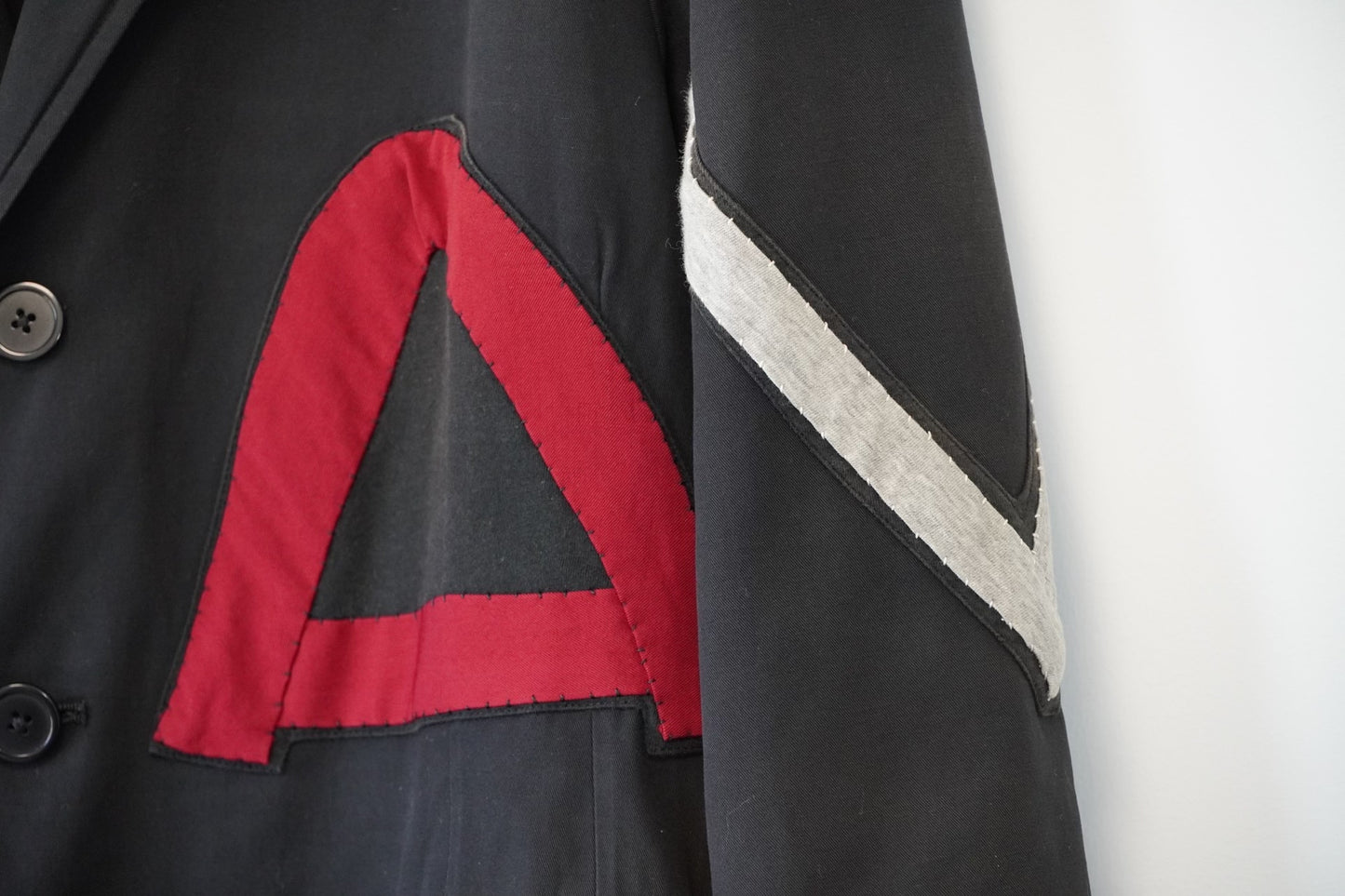 Yohji Yamamoto Letter Patch Jacket