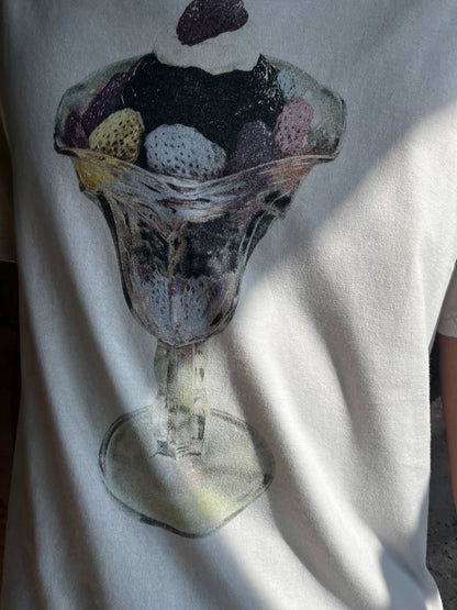 number nine ice cream graphic tee