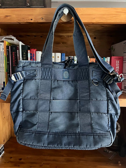 porter classic super nylon tote bag navy