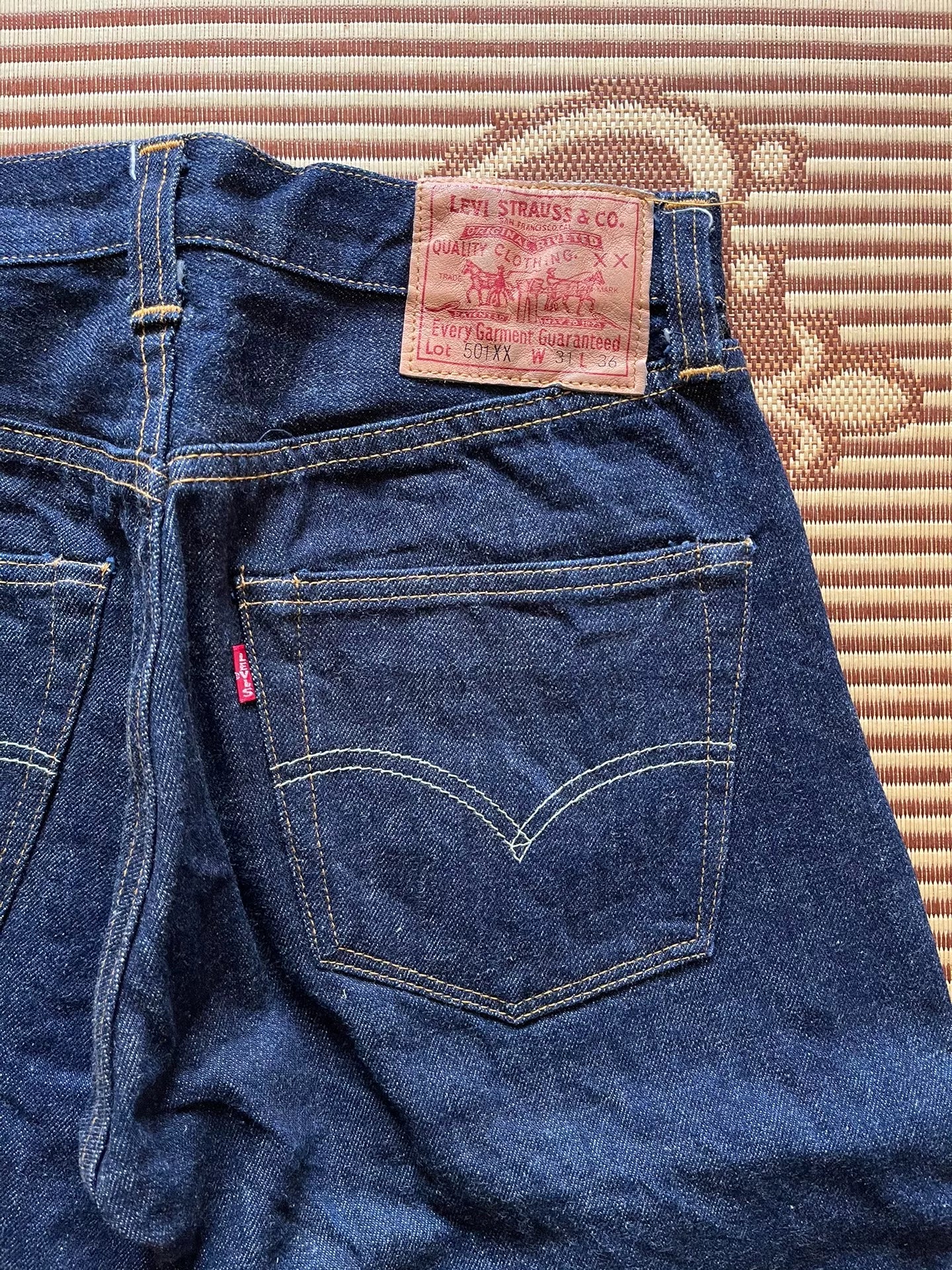 Levi's 501xx 1947 Model Raw Jeans