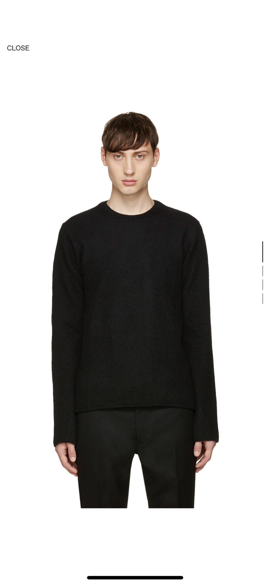 Comme Des Garcons Oversized Felted Sweater