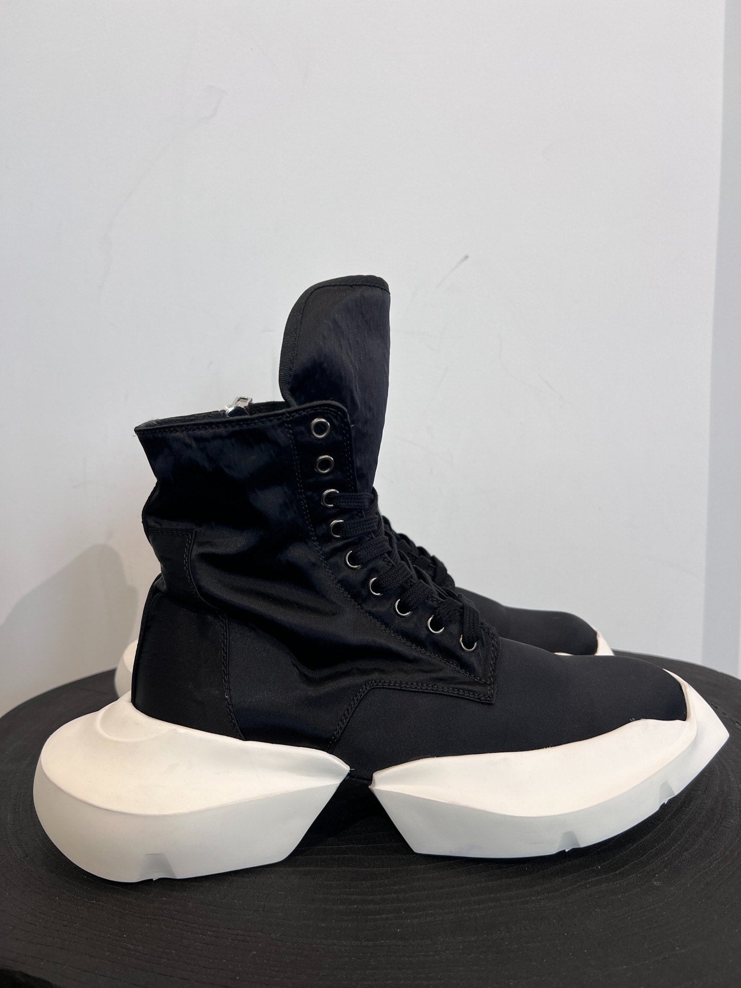 Rick Owens Drkshdw Nylon Mid-Top Sneakers