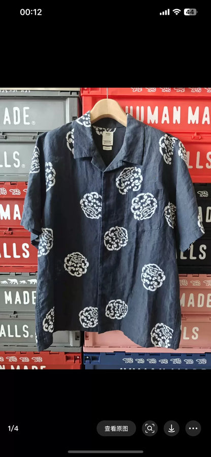 Visvim Free Edge Linen Hawaiian Shirt
