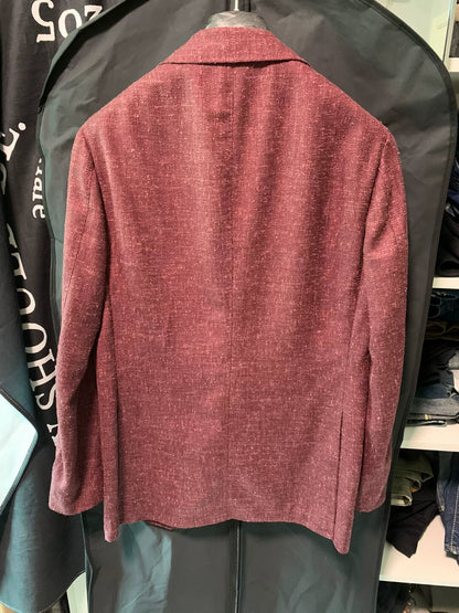 RING JACKET Burgundy Slim Fit Suit