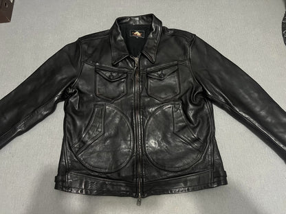 Men's Leather Jacket XXXL Size