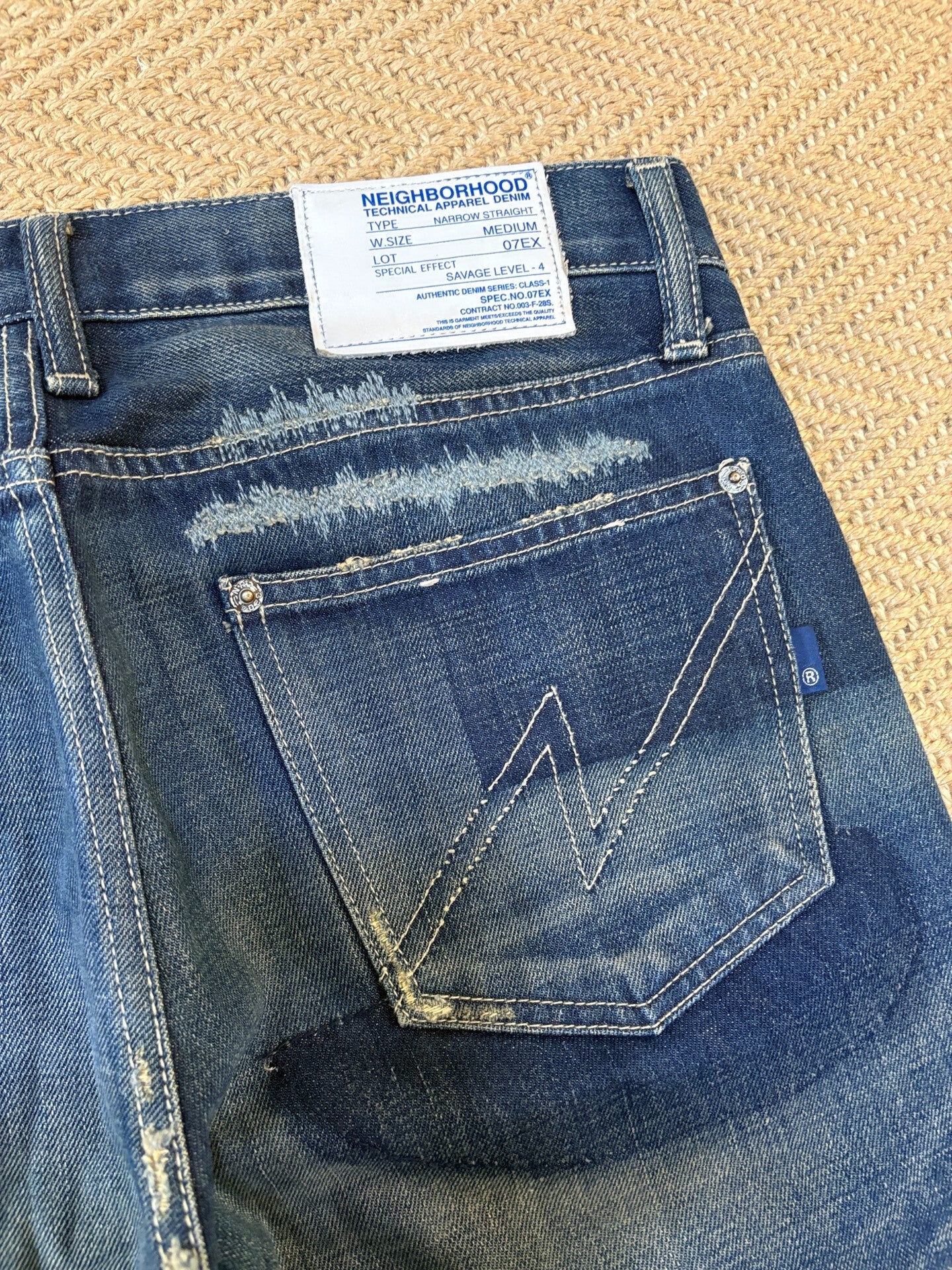 Neighborhood 2007 Distressed Denim Jeans