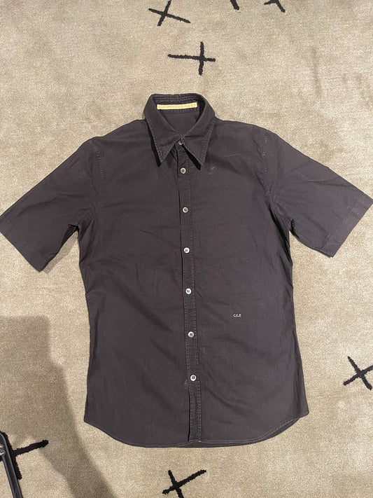 carol christian poell black short sleeve shirt