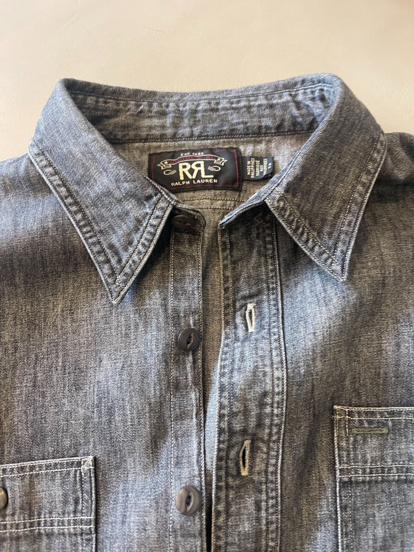 RRL Denim Shirt Kimura Style