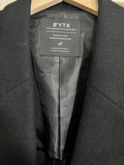 Yohji Yamamoto Pleated Thorn Rose Coat