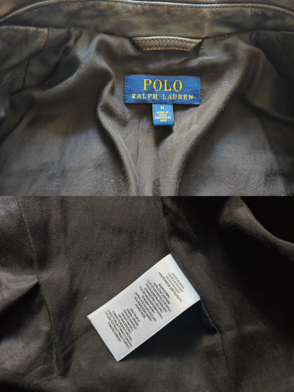Polo Ralph Lauren Men's Motorcycle Leather Jacket