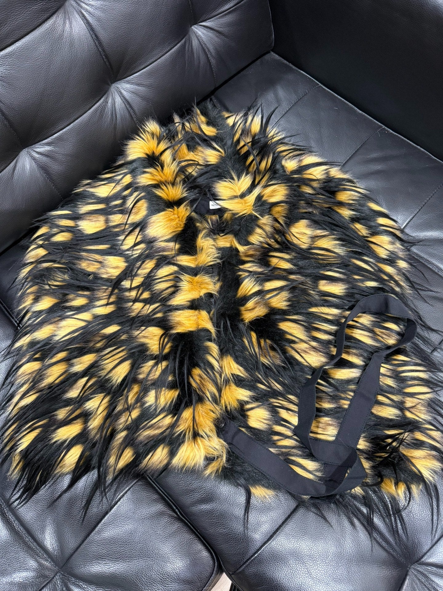Dries van Noten Ombre Fur Vest