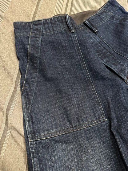 vintage blue-dyed work pants from RRL