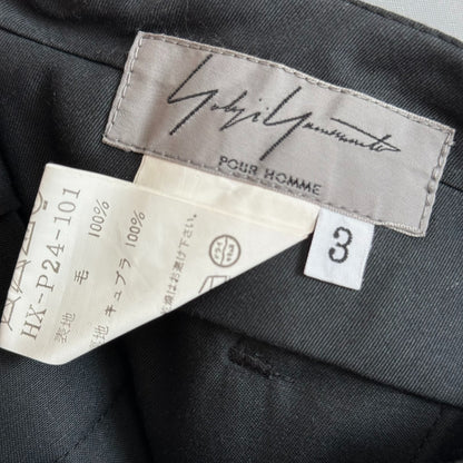 Yohji Yamamoto Zip Detail Trousers